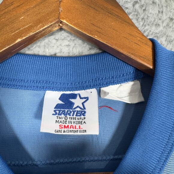 Barry Sanders Detroit Lions Blue Jersey Starter Youth Small 8 Vintage NFL - Picture 3 of 8